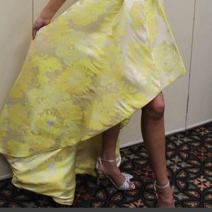 Gorgeous embroidered Sherry Hill hi low cocktail dress